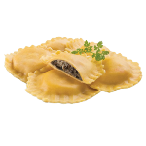 Large Round Roasted Mushroom Ravioli