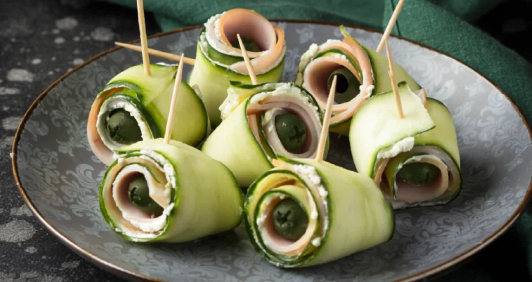 Arrollados de pepino