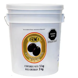 Aceitunas negras en salmuera con hueso 5 kg